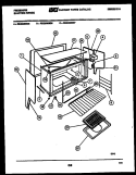 UPPER BODY PARTS Diagram and Parts List for REG638BDL5  Frigidaire Range