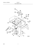 REPLACEMENT PARTS Diagram and Parts List for F30WV16EB  Frigidaire Range Hood