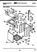 CABINET PARTS Diagram and Parts List for LA510MXD1  Frigidaire Washer