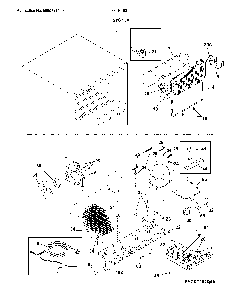System Diagram and Parts List for FFTR1821TW8  Frigidaire Refrigerator