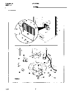 System Diagram and Parts List for MFU17F3GW7  Uni Freezer