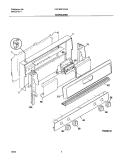 Part Location Diagram of 316100592 Frigidaire PANEL