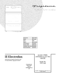COVER Diagram and Parts List for FEFL74ASG  Frigidaire Range