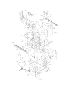 Oven,cabinet Diagram and Parts List for FGMV173KQC  Frigidaire Microwave