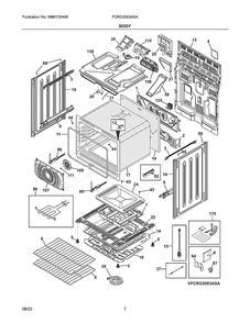 Part Location Diagram of 5304538074 Frigidaire INSULATION,WRAPPER
