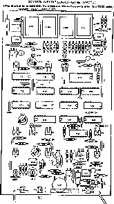 Control Circuit Board Diagram and Parts List for 5649997810  Kenmore Microwave