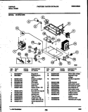 POWER CONTROL Diagram and Parts List for 57-2709-00-06  Tappan Microwave Oven Combo