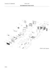 Part Location Diagram of 5304501062 Frigidaire BULKHEAD
