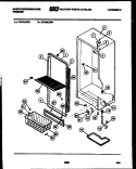 CABINET PARTS Diagram and Parts List for FU168LRW1  Frigidaire Freezer