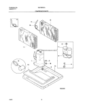 COMPRESSOR PARTS Diagram and Parts List for WAC083K7A5  Westinghouse Air Conditioner