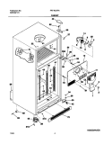 CABINET Diagram and Parts List for FRT18LR7AQ6  Frigidaire Refrigerator