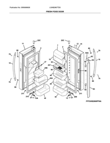 Part Location Diagram of 5304510904 Frigidaire NAMEPLATE