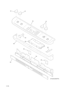 Part Location Diagram of 5304503760 Frigidaire CONTROLLER
