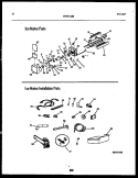 ICE MAKER AND INSTALLATION PARTS Diagram and Parts List for GTNI142HK1  Frigidaire Refrigerator
