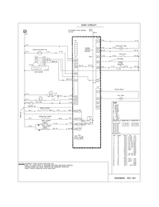 Wiring Diagram Diagram and Parts List for FGGS3065PFA  Frigidaire Range