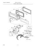 Part Location Diagram of 5304473825 Frigidaire FRAME