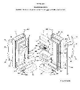 Fresh food doors Diagram and Parts List for 2537034341H  Kenmore Refrigerator