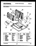 UNIT PARTS Diagram and Parts List for MAC083P7A1  Frigidaire Air Conditioner