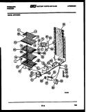 SYSTEM AND ELECTRICAL PARTS Diagram and Parts List for UFS16NW2  Frigidaire Freezer