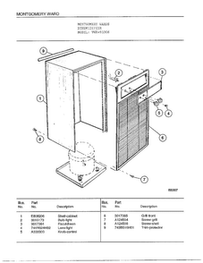Part Location Diagram of A333303 Frigidaire Knob