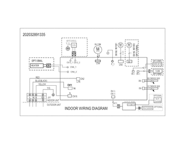 Wiring Diagram Diagram and Parts List for FFMS091WQ10  Frigidaire Air Conditioner