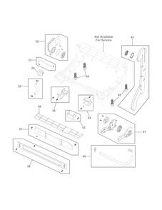 Frame Diagram and Parts List for EIDW5705PW0A  Electrolux Dishwasher