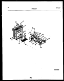 ICE DOOR, DISPENSER AND WATER TANK Diagram and Parts List for RS22F9YX1C  Gibson Refrigerator