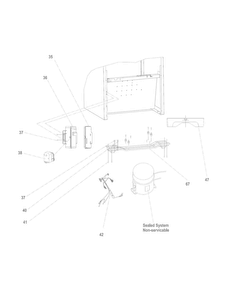 Part Location Diagram of 5304492671 Frigidaire SCREW