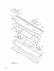 Part Location Diagram of 5304497428 Frigidaire HARNESS