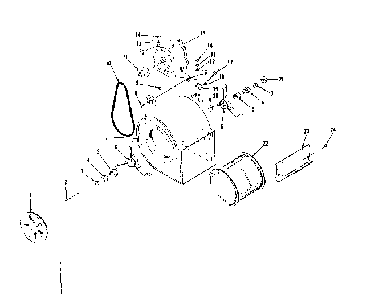 Part Location Diagram of 64747 Frigidaire Motor pulley
