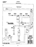 WIRING DIAGRAM Diagram and Parts List for MGF345CESE  Frigidaire Range