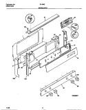 BACKGUARD Diagram and Parts List for 30-4942-00-07  Tappan Range