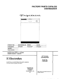 COVER Diagram and Parts List for FDP635RFR5  Frigidaire Dishwasher