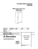 COVER Diagram and Parts List for FFU14K1CW0  Frigidaire Freezer