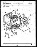 BODY PARTS Diagram and Parts List for KB969LM3  Frigidaire Microwave Oven Combo