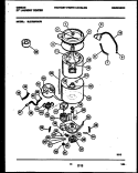 TUB DETAIL Diagram and Parts List for EL27M6WAFB  Gibson Washer Dryer Combo