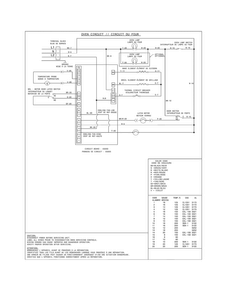 Wiring Diagram Diagram and Parts List for FFEW2425QSA  Frigidaire Wall Oven