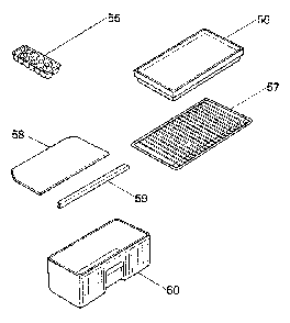 Accessories Diagram and Parts List for 5648993640  Kenmore Refrigerator