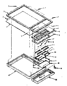 Part Location Diagram of 12030 Maytag Glass