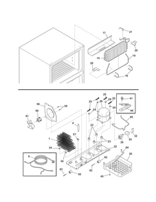 System Diagram and Parts List for 25371891017  Kenmore Refrigerator