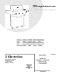 COVER Diagram and Parts List for FD30HONGDC  Frigidaire Grill