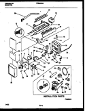 ICE MAKER AND INSTALLATION PARTS Diagram and Parts List for FRS22WNAD0  Frigidaire Refrigerator
