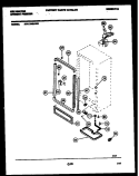 CABINET PARTS Diagram and Parts List for KFU17M3AW0  Kelvinator Freezer