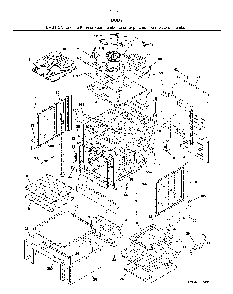 Body Diagram and Parts List for 79040309412  Kenmore Wall Oven