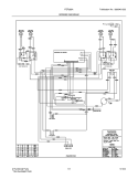 WIRING DIAGRAM Diagram and Parts List for FEF352AWG  Frigidaire Range