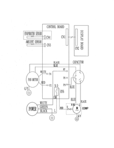 Wiring Diagram Diagram and Parts List for FRA053XT746  Frigidaire Air Conditioner