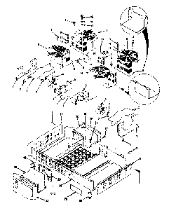 Frame And Blower Parts Diagram and Parts List for 5644498310  Kenmore Cooktop