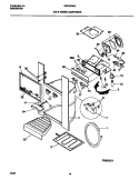 ICE & WATER DISPENSER Diagram and Parts List for FRS20WNFD0  Frigidaire Refrigerator