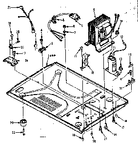 Microwave Parts Diagram and Parts List for 5648888620  Kenmore Microwave
