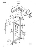CABINET Diagram and Parts List for MRT16DRGD5  Frigidaire Refrigerator